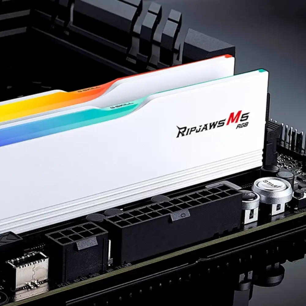 G.SKILL Ripjaws M5 White in Oman | RGB 32GB (2 x 16GB) 5600MHz