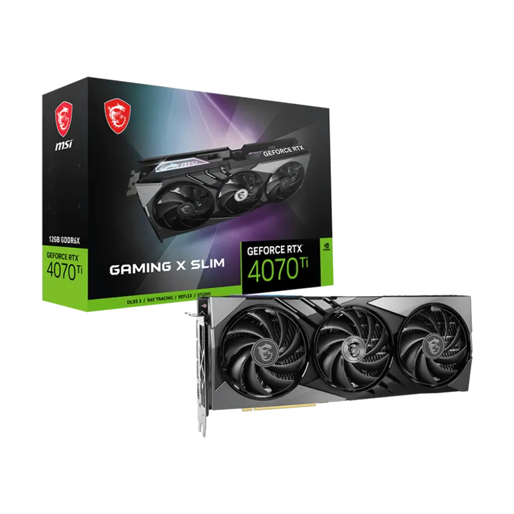 MSI GeForce RTX 4070 Ti | GAMING X SLIM 12GB in Oman
