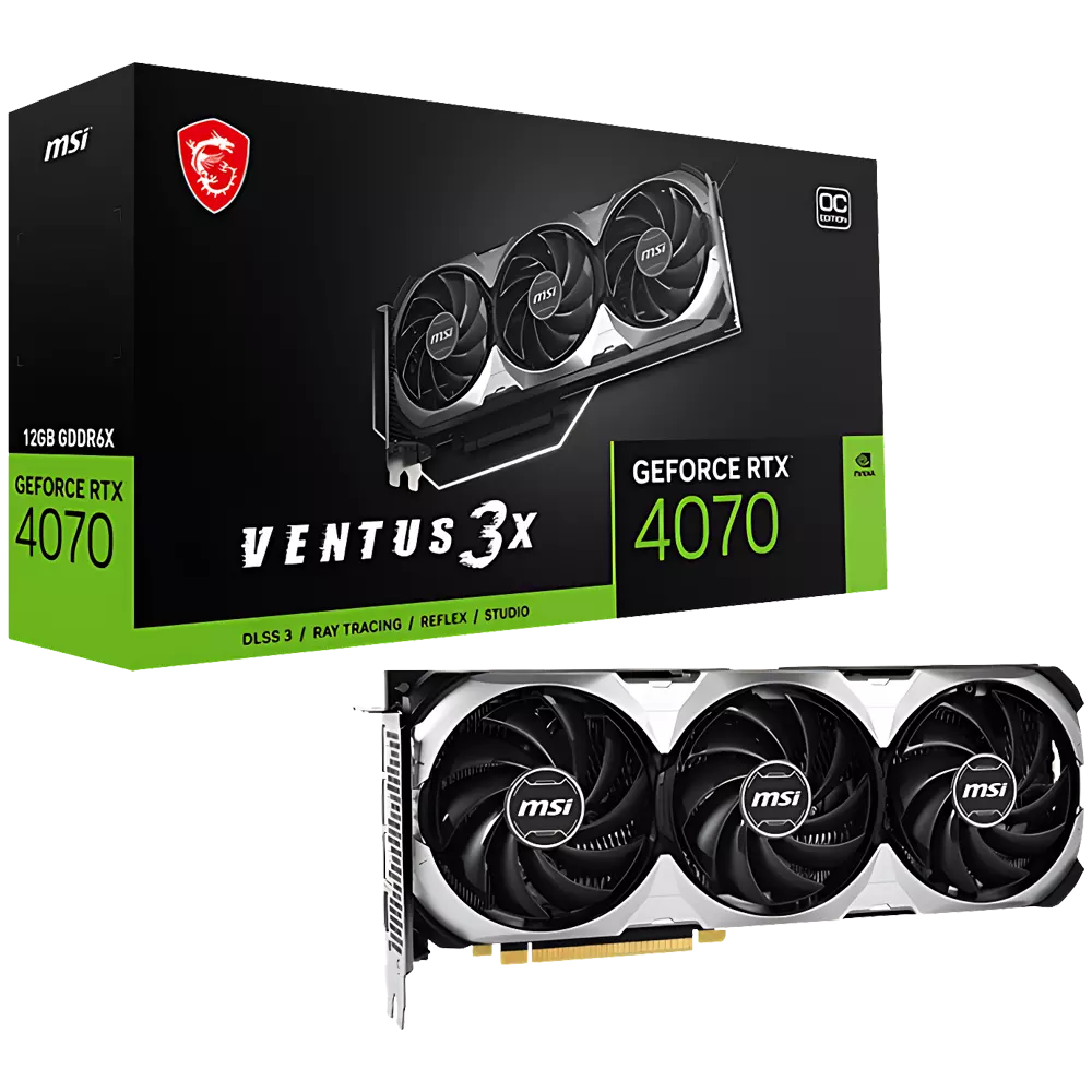 Msi Rtx 4070 Ventus 3x OC | 12GB Graphics Card in Oman