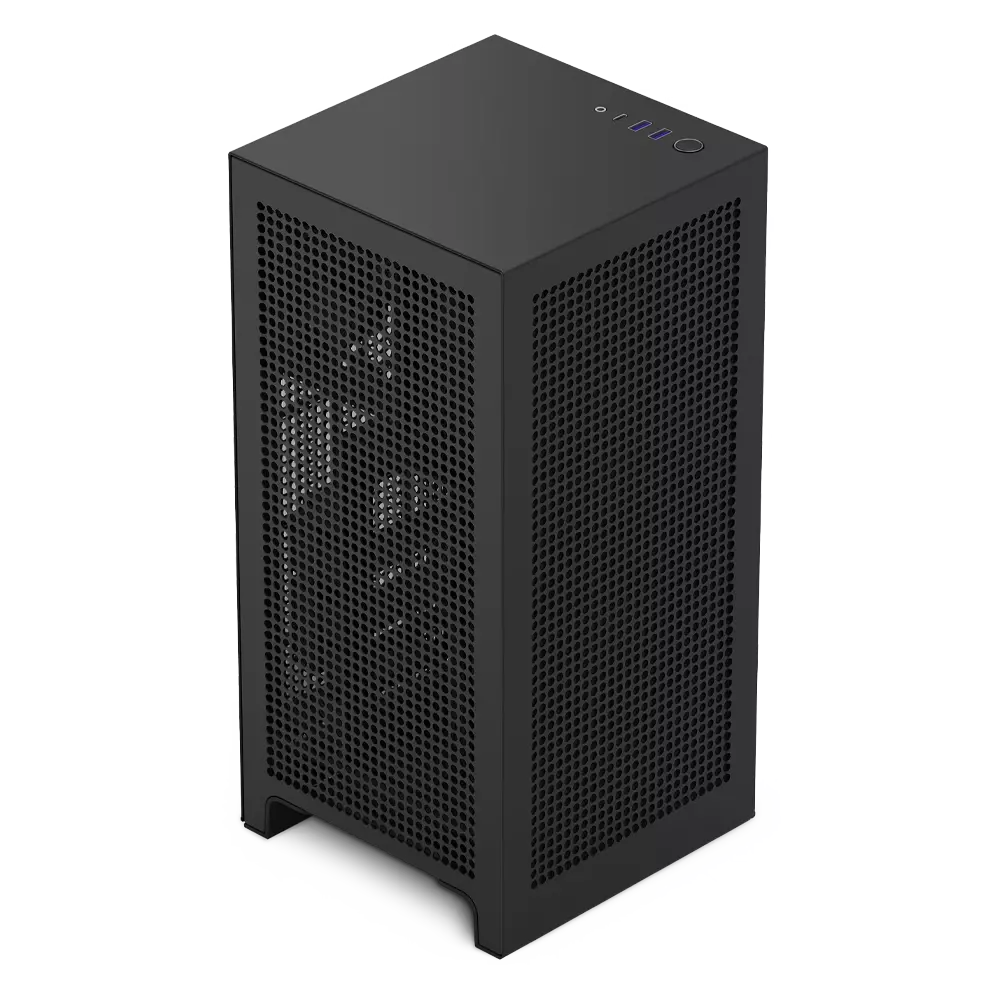 NZXT H1 Tempered Glass | Mini ITX Case Black in Oman
